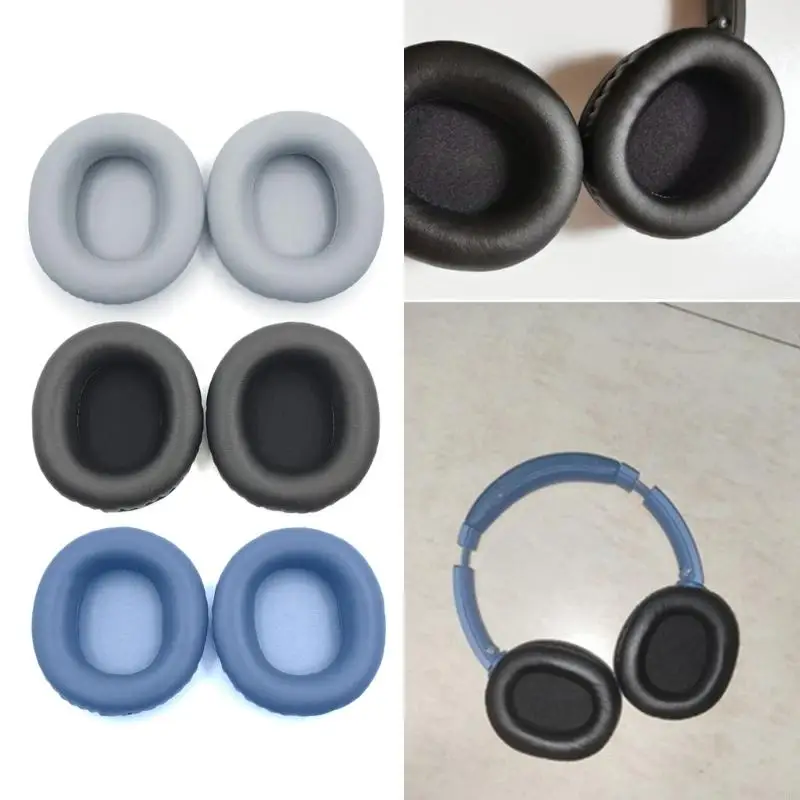 T5EA PU หนัง Earpads ffor Ath-SR30BT AR5BT AR5IS หูฟังหูฟังหูฟัง