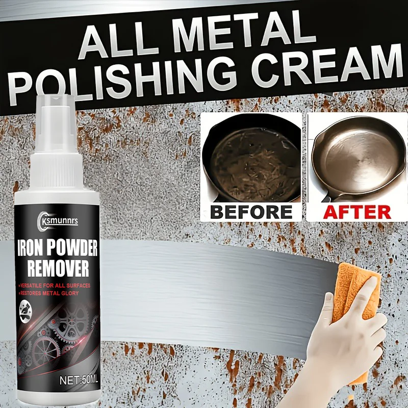 Powerful Fast Metal Rust Remover and Protector Spray – Strong Penetration to Dissolve Rust, Polishing for a Fresh Look