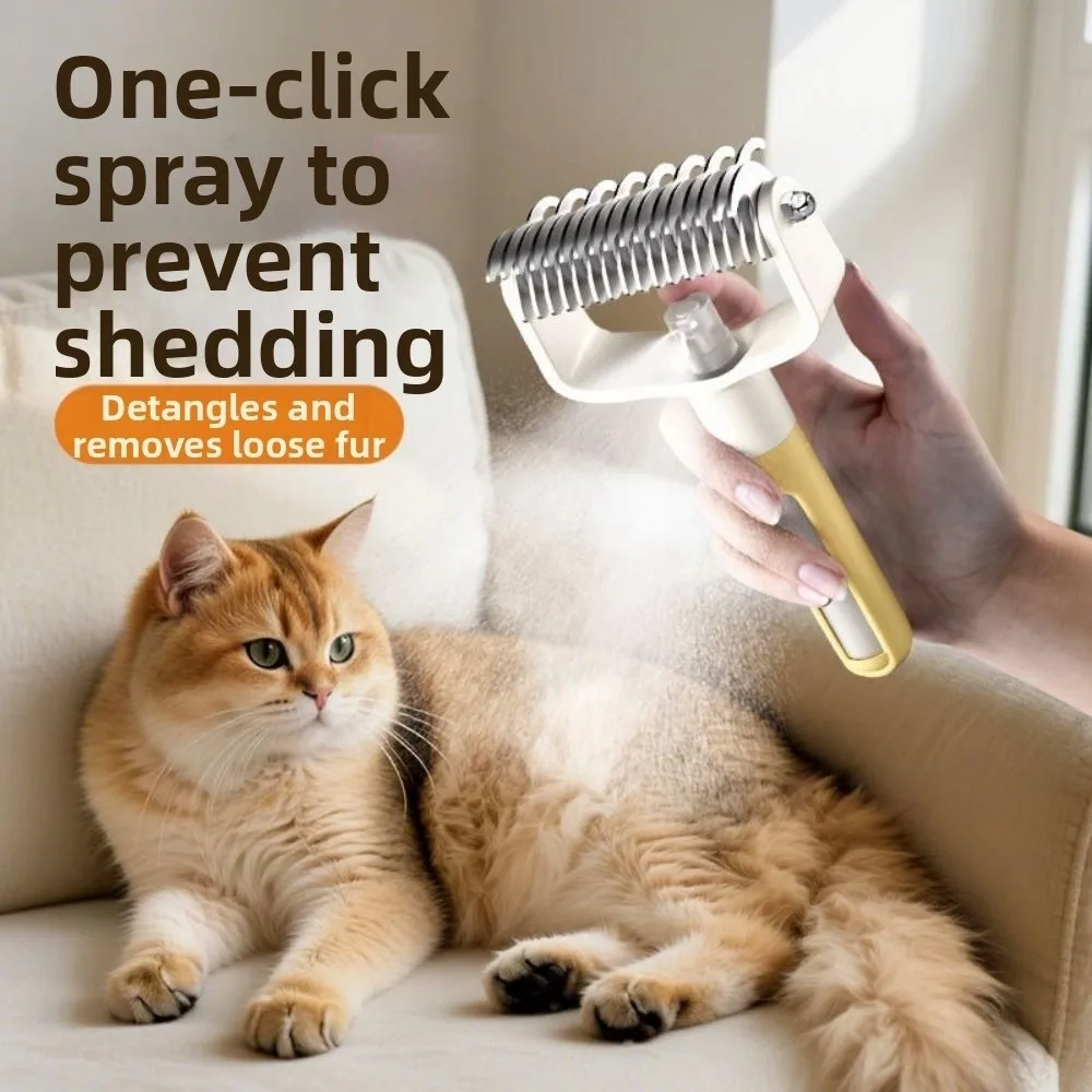 Stainless Steel Pet Dematting Comb Anti-tangle Widened Cutte