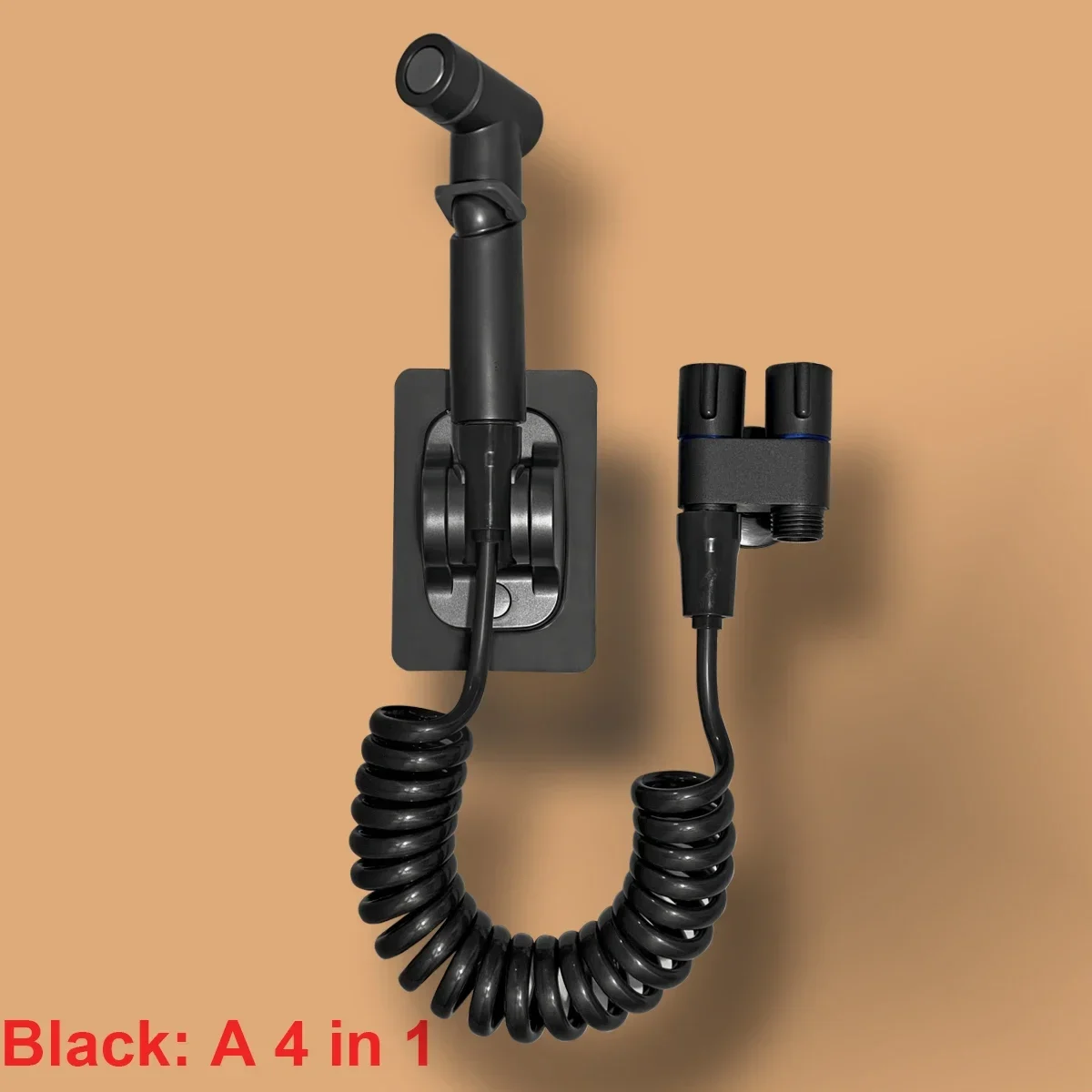 Bidet Toilet Spuitset, Handdouche voor Badkamer, Toilet Douche met Dubbele Uitlaat, Hoekventiel, Toilet Accessoires