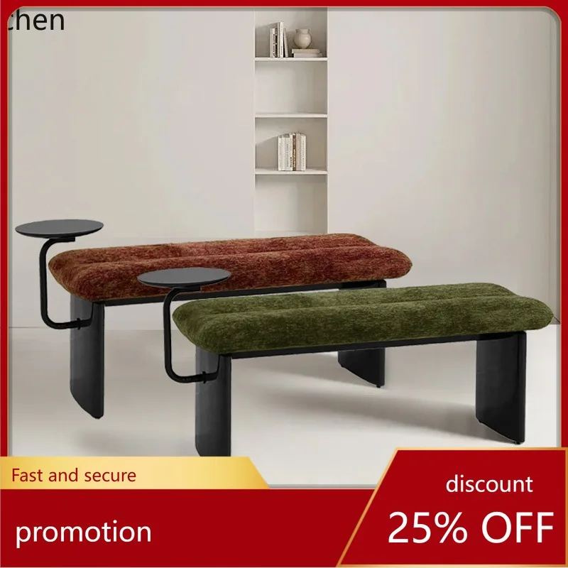 

CZ bench for living room, creative shoe-changing bench, stylish sofa bench, solid wood bench for home use, end-of-bed bench