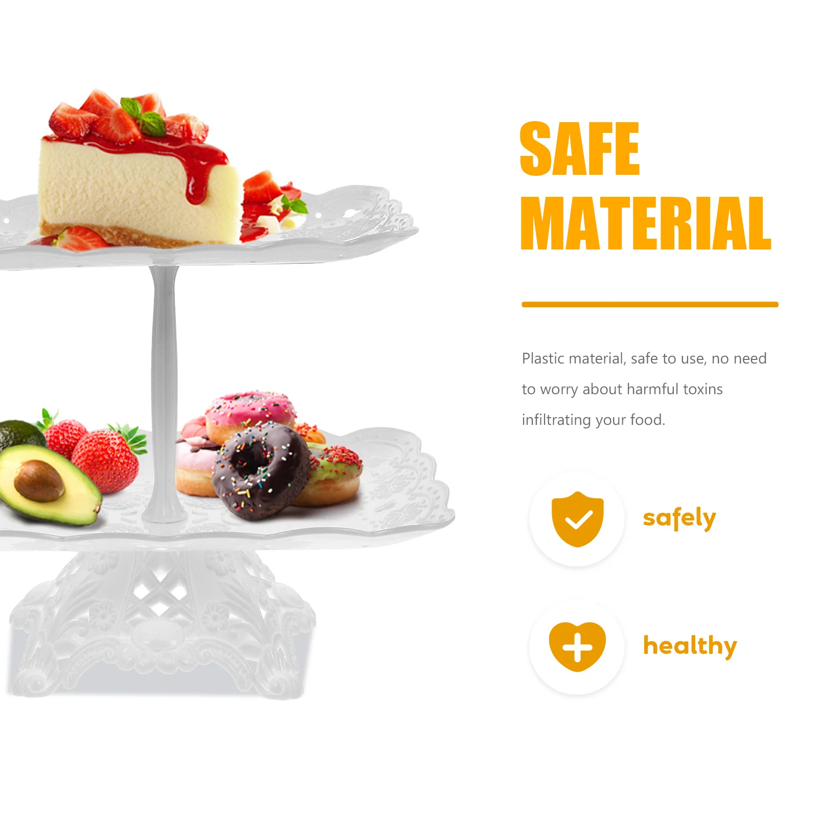 1Pcs Cake Holder PP Material Perfect for Any Occasion Multi-Layered for Cakes Cupcakes Fruits Dessert Rack