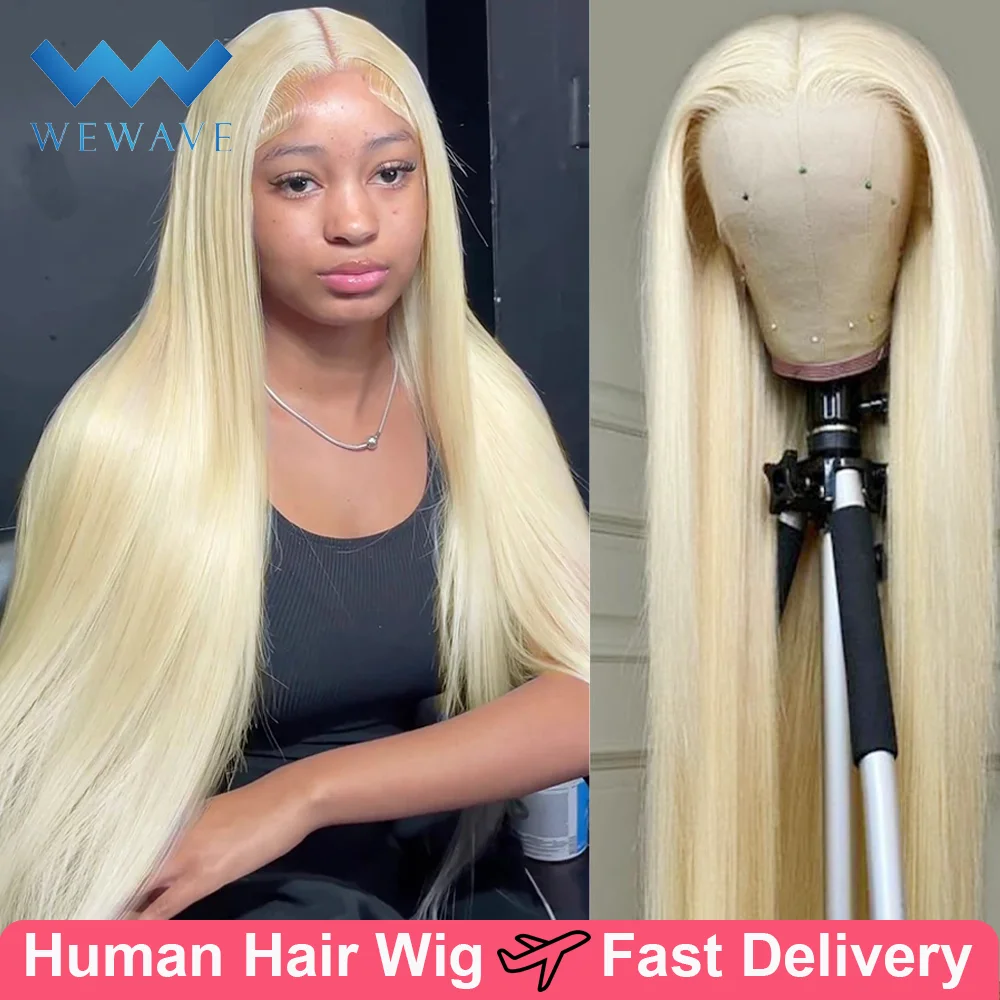 613 Straight Lace Front Human Hair Wigs 30 inch Blonde Wig 13x4 13x6 Lace Frontal Wig Brazilian Straight Hair Glueless Wigs