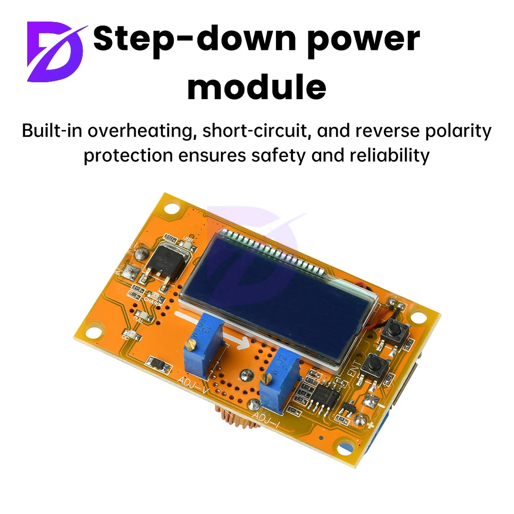 DC-DC 8v-36v a 1.25v-32v 4.2a display digital ajustável de alta potência step-down módulo de alimentação tela lcd de corrente de tensão constante