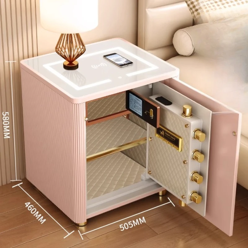 أضواء منضدة حديثة ذات درج جمالي لغرفة النوم ومنضدة مكياج منظم فريد من نوعه أثاث منزلي من Armoires De Chambre