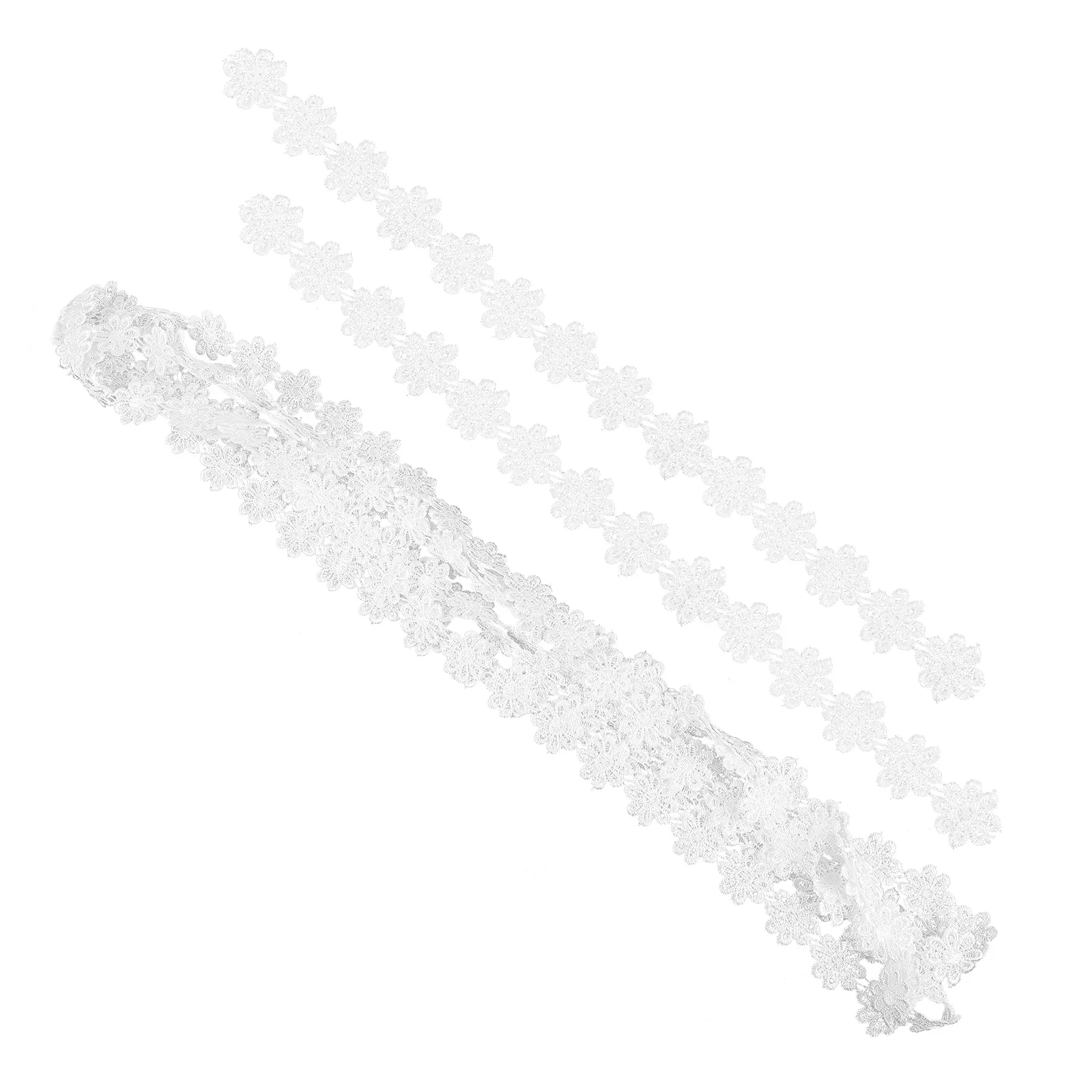 

3pcs Embroidery Flower Lace Trim Hollow Macrame Strips For Clothing Accessories Diy Crafts Home Decor Fashion Garment
