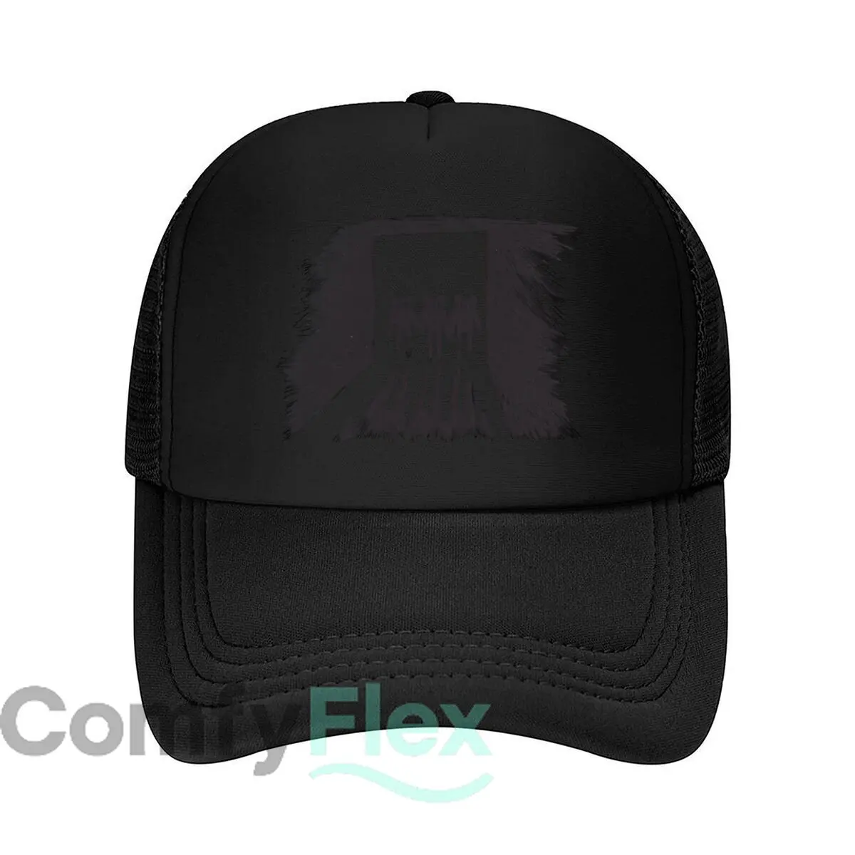 Three Astronaut Silhouette Abstract Mesh Baseball Cap Hip Hop