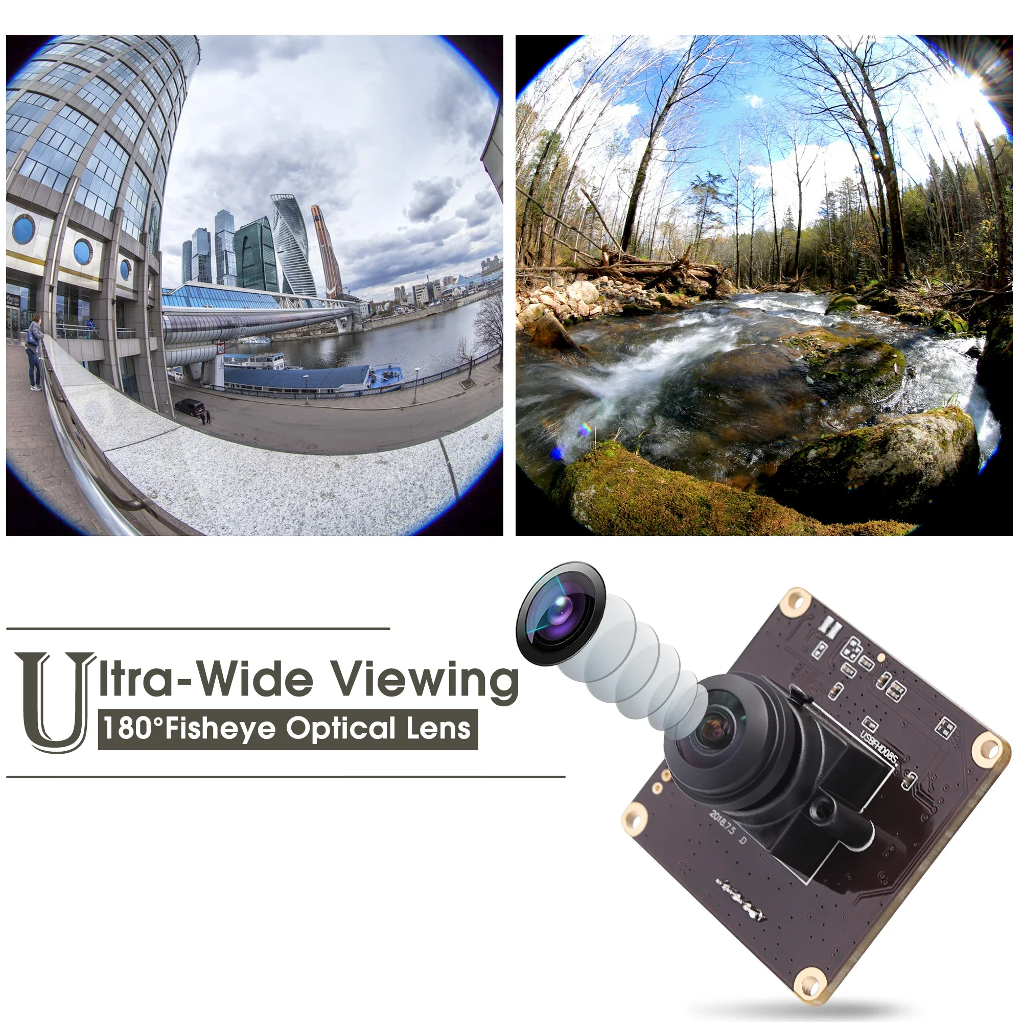 Telecamera USB ELP 2MP 60fps ad alta velocità 1080P 60fps, 720P 120fps, 360P 260fps Webcam di protezione di sicurezza grandangolare Fisheye per Mac