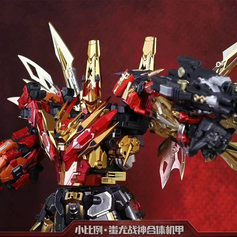 Auf Lager Cang-toys Chiyou mini CY-MINI Predaking Combiners 6-in-1 Kleinschalige Chiyou Actionfiguren Roboterspielzeug