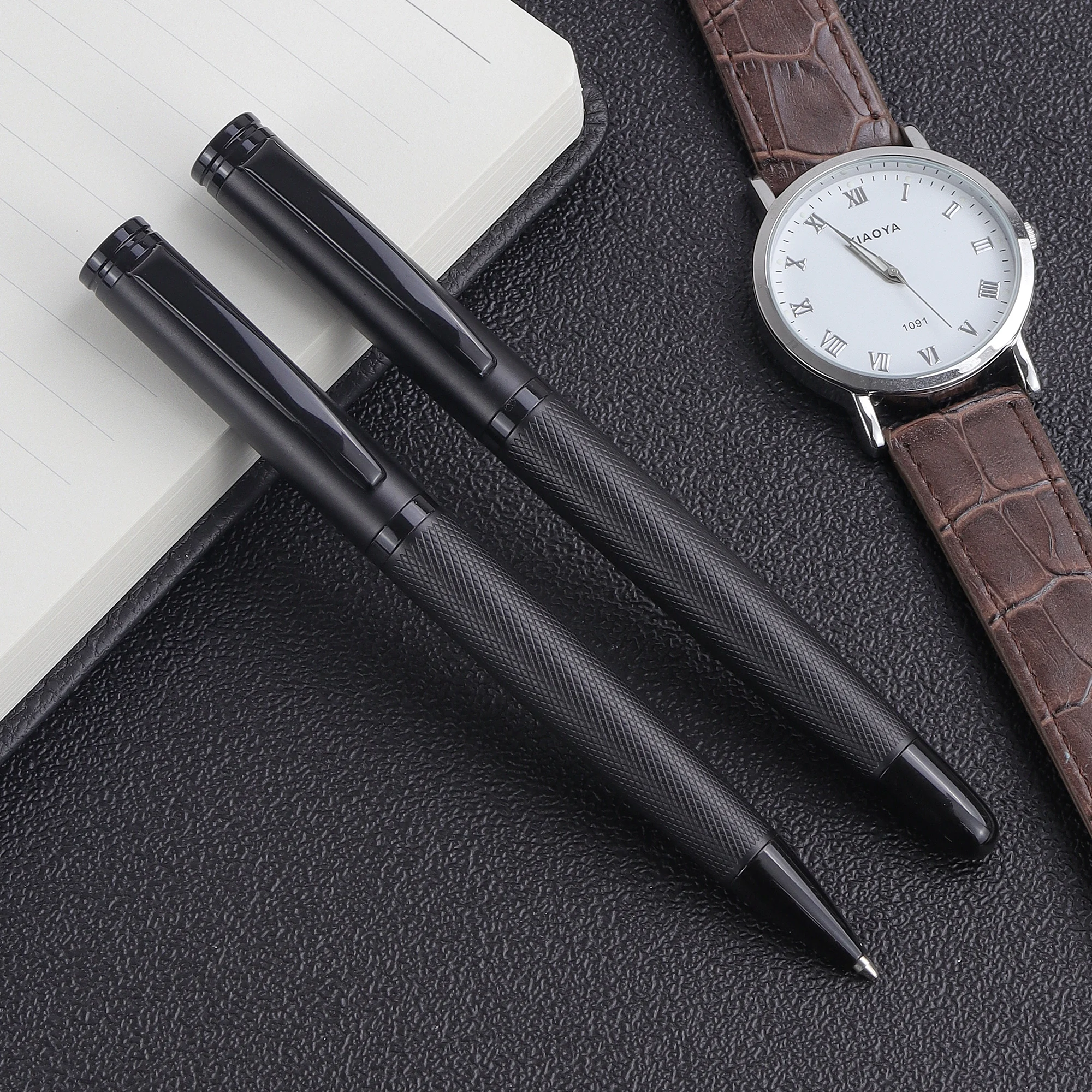 1 Set/2Pcs -Including 1 Ballpoint&Rollerballpen,Black Forest Concept Design, High-Quality, Ideal for Gifting and Personal Use