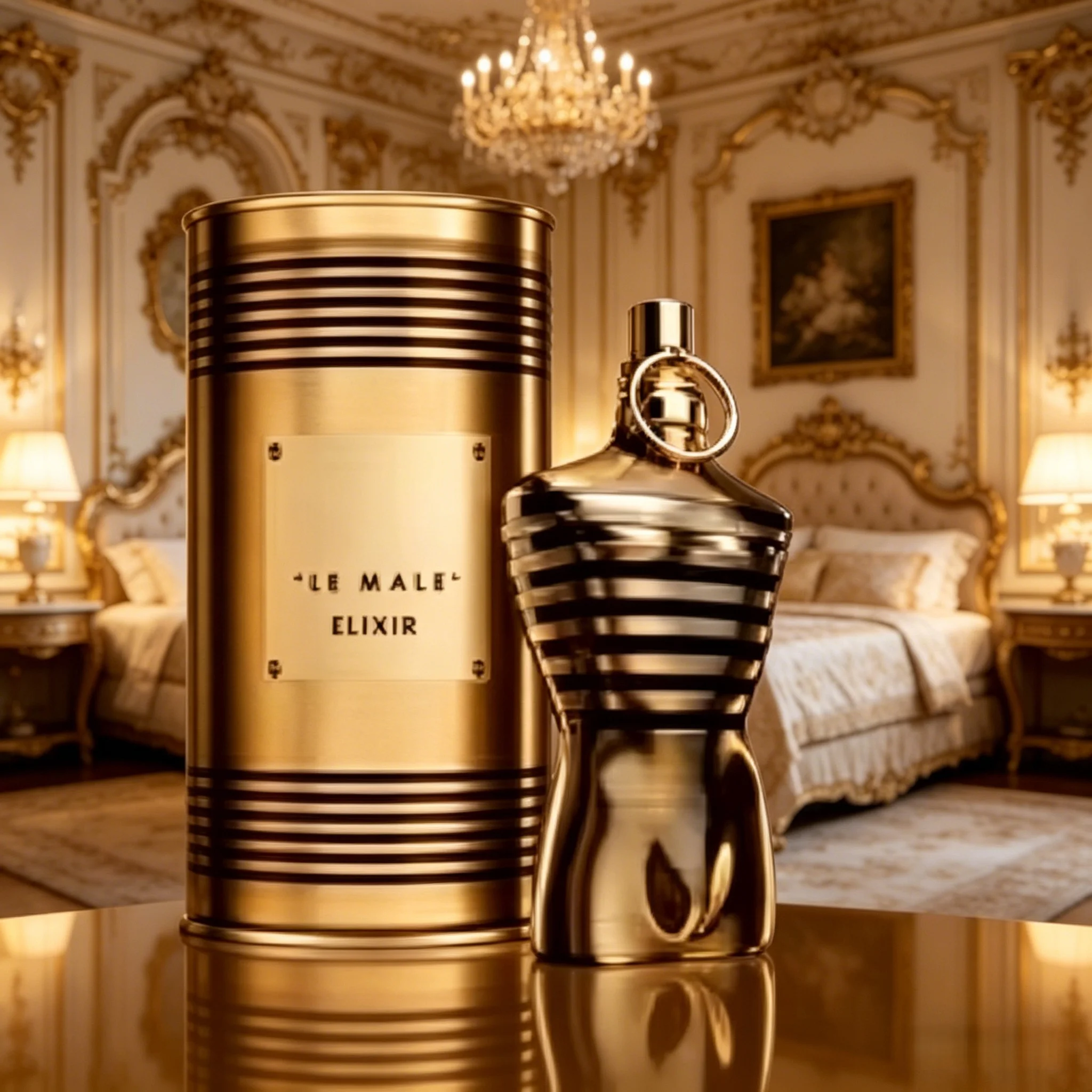 Jean Paul Gaultier Les Males De Le Beau Le Parfum Eau De Parfum Intense/ 4.2 oz Fragancia de larga duración adecuada para cualquier ocasión