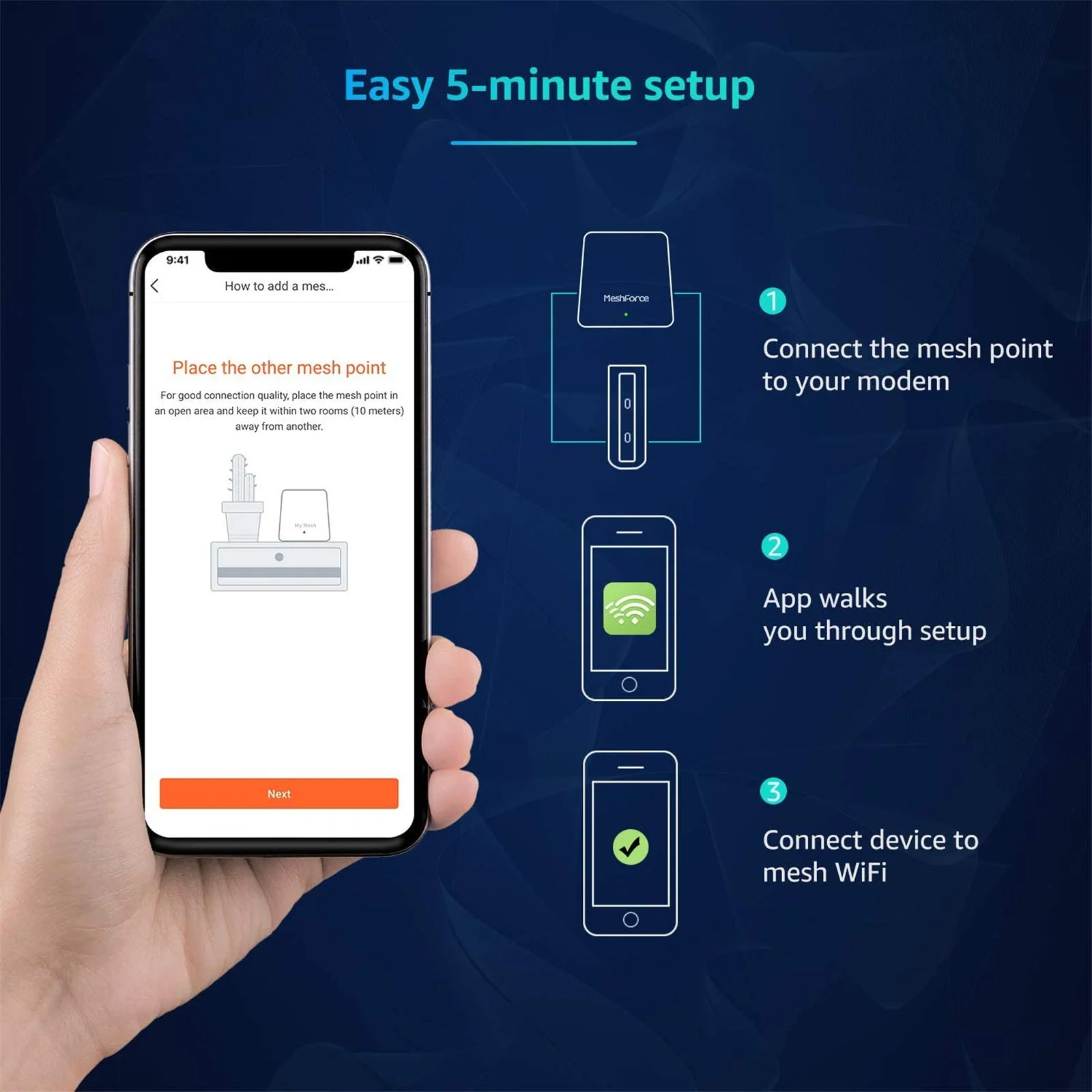 Repeater Wifi Mesh Wi-fi Signal Amplifier Wireless Router 5G Wi Fi Range Extender Long Range Wifi Booster Increases Wifi Range