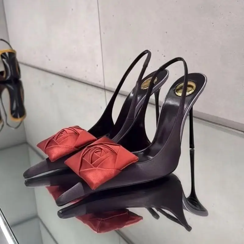 

Новые летние женские туфли на высоком каблуке с цветочным принтом, сексуальные вечерние босоножки, дизайнерские туфли с острым носком, удобные босоножки для женщин