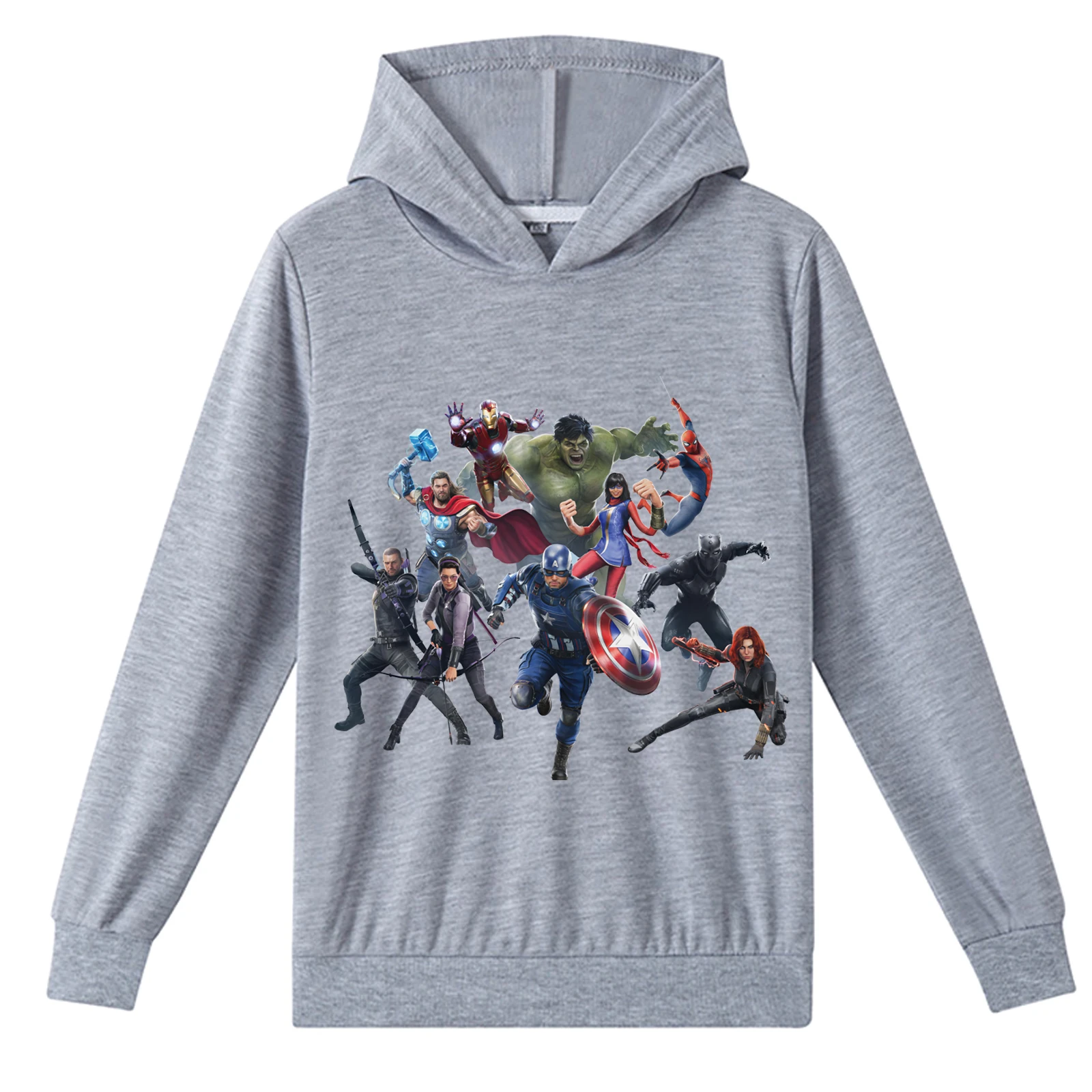 Hauts à manches longues pour enfants en bas âge, pull à capuche mignon, sweat-shirt fantaisie d'automne Hulk avec capuche (2-14 ans, 6 couleurs)