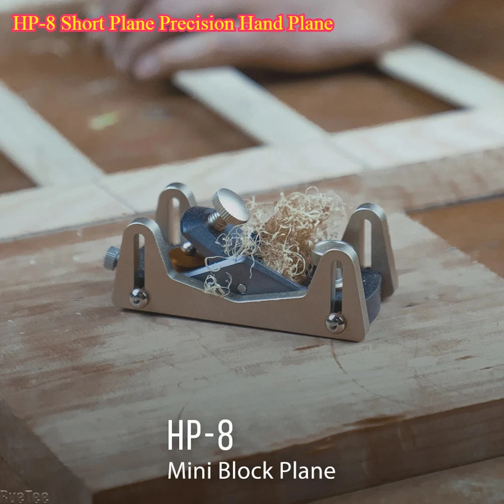 HP-8 Short Plane Precision Hand Plane - for Woodworking Carpenter's Thicknessing with Blade Tool