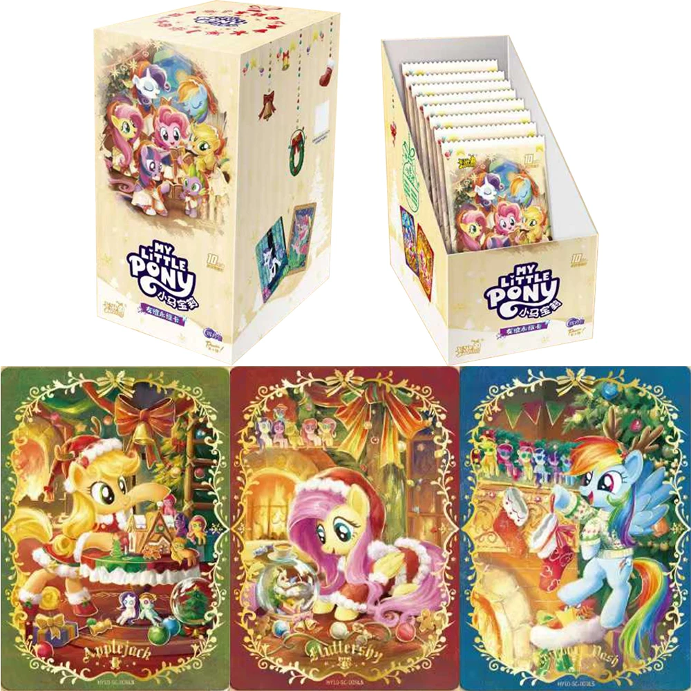 

KAYOU натуральная карта My Little Pony Friendship Forever Moonlight Pack Рождественские подарки милая принцесса аниме Коллекционная открытка
