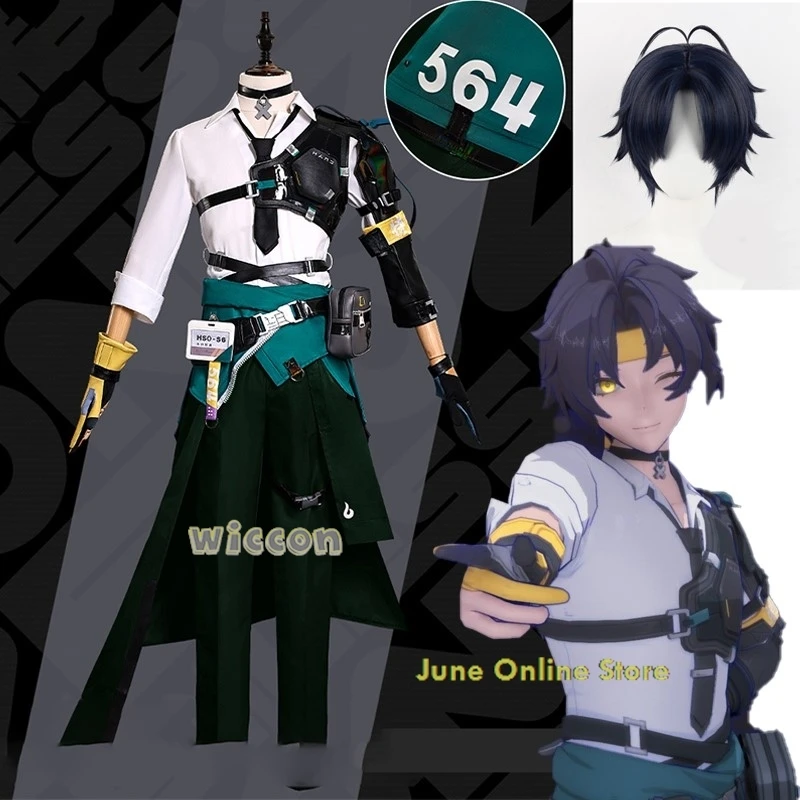 

Костюм для косплея Asaba Harumasa ZZZ Zenless Zone Zero, парик, одежда, униформа на Хэллоуин, мужские и женские костюмы