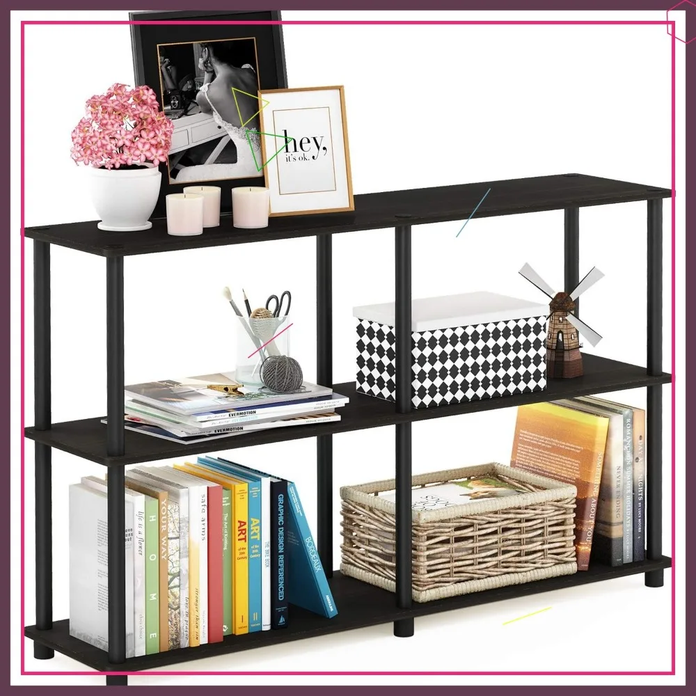 

3-Tier Corner Storage Shelf, 47.4" Wide Open Shelving Unit for Home Organization, Living Room & Office