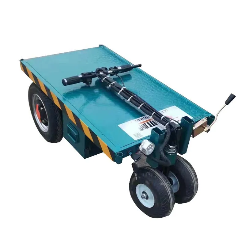 

Портативная складная платформа с батарейным питанием, электрическая грузовая пляжная тележка-фургон