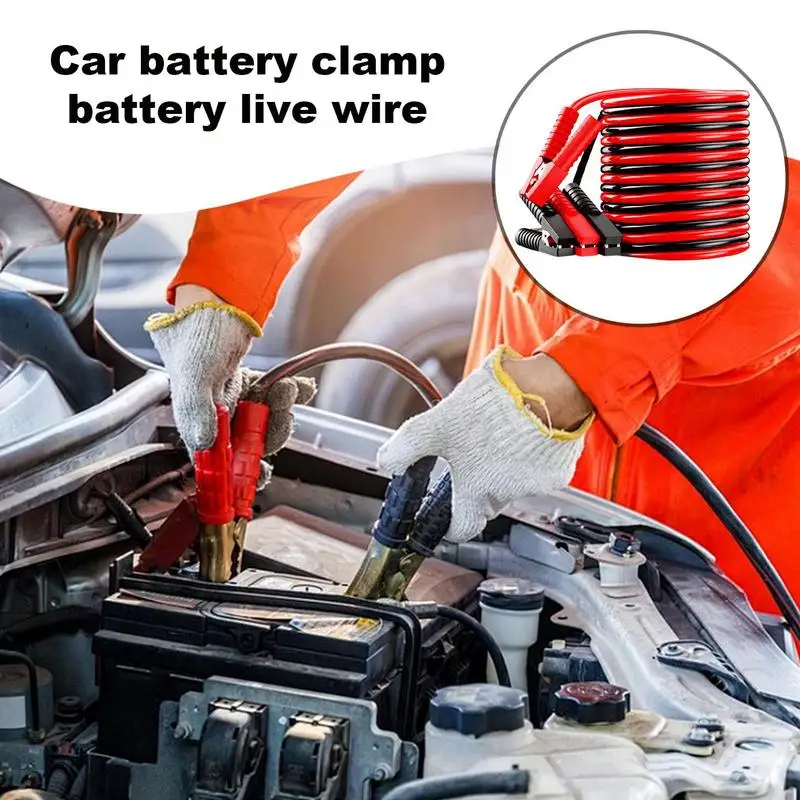 

Heavy Duty Jumper Cables Heavy Duty Automotive Booster Cables Safety Assistance With Alligator Clips Roadside Accessories For