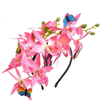 나비 매혹적인 모자, 모나크 나비 머리띠, 크라운 티 파티, 할로윈 의상, 헤드피스 