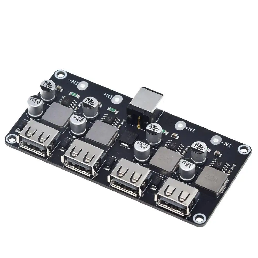 TZT USB QC3.0 QC2.0 USB DC-DC Buck Converter Opladen Step Down Module 6-32V 9V 12V 24V naar Snelle Snellader Printplaat 5V