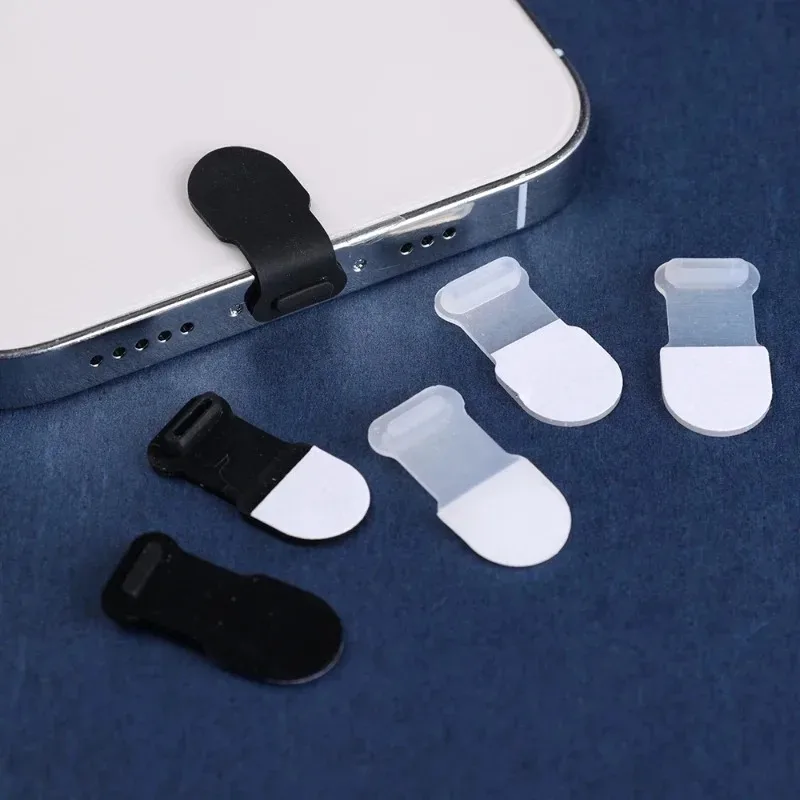 Univerzální nabíjení levý bok lodi anti-dust motokrosových kolíček pro iPhone Samsung USB type-c levý bok lodi ochránce silikon dustplugs obal proti ztracení čepice