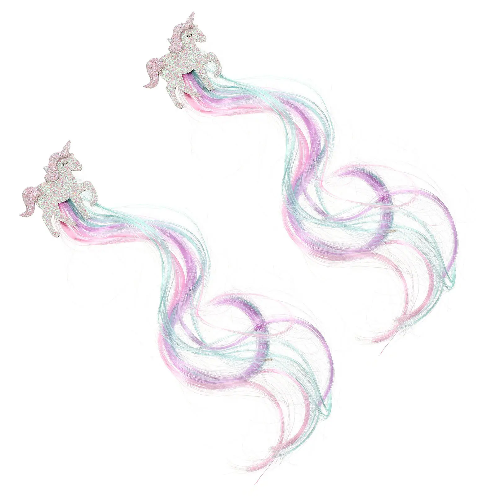 

Colorful Hairpins Plastic Unicorn Clips for Girls Children Hair Accessory Decor Birthday Special Occasions Curly Hair Beautiful