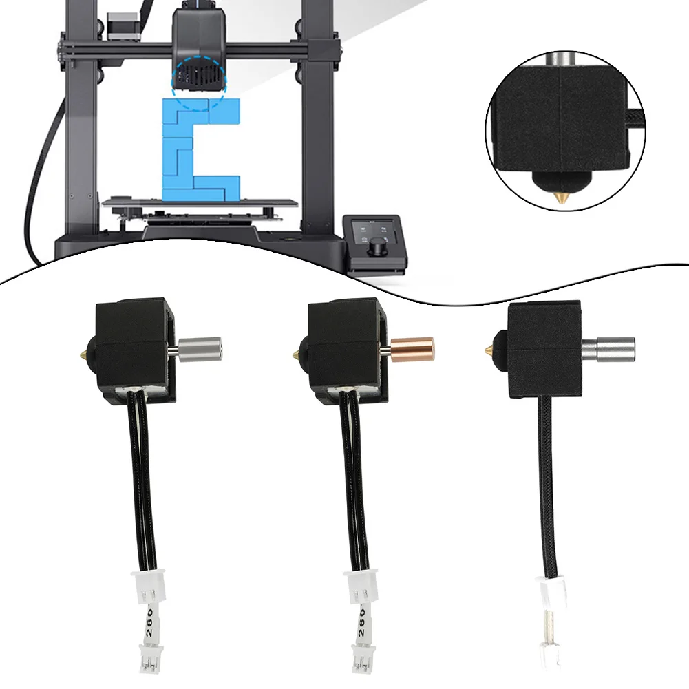 Printer Accessories Ender-3V3 SE Print Head Brass Nozzle Extrusion Nozzle Hot End Kit Electrical Equipment Supplies