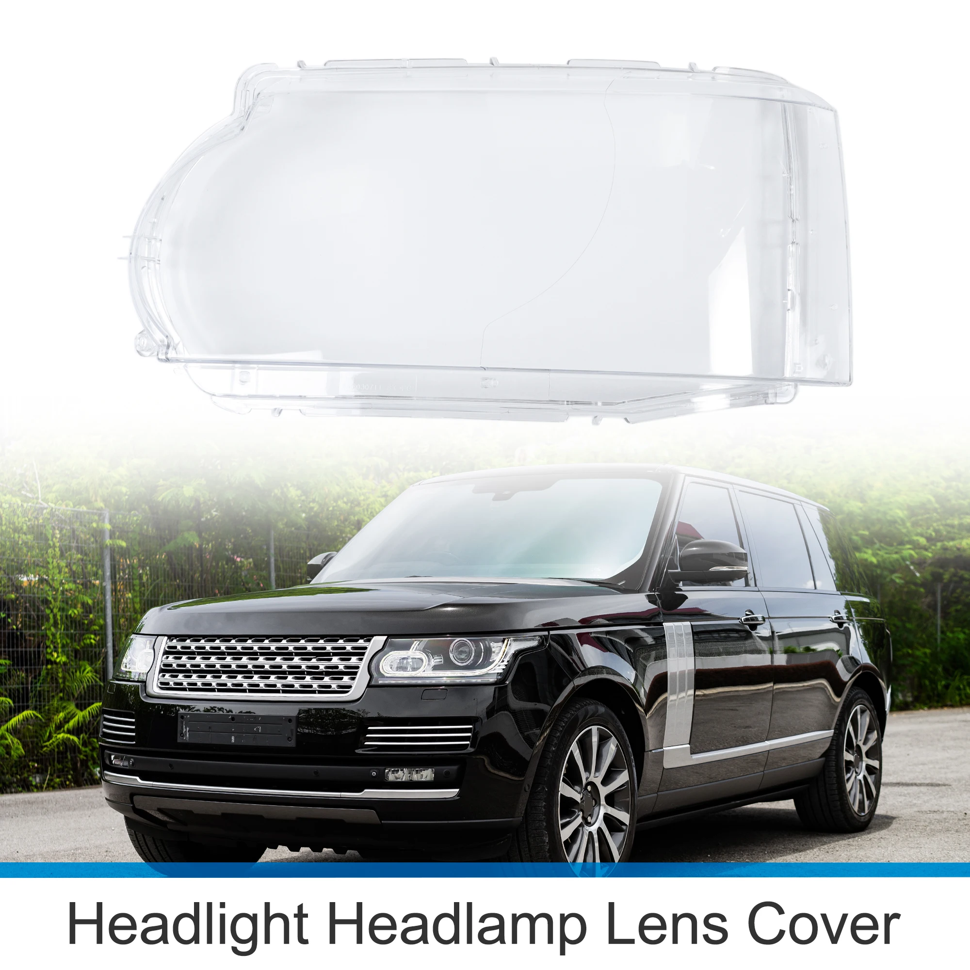 

UXCELL Car Headlight Lens Cover Headlight Headlamp Lense Clear Lens Cover for Land Rover Range Rover Vogue 2010-2013 Clear