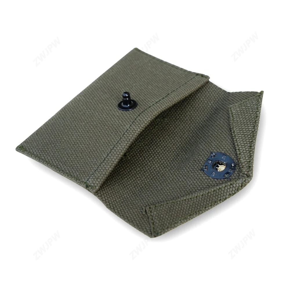 WW2 KOREAN WAR US ARMY M1942 FIRST AID POUCH PURE RIBBON WITH HOOK HIGH-QUALITY-US/15515