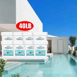 40 Pounds Pool Cleaning Effervescent Tablets Purify Water Chlorine Pill for Hot Tub,, Swimming Pool Water Purifier Dose Tablet