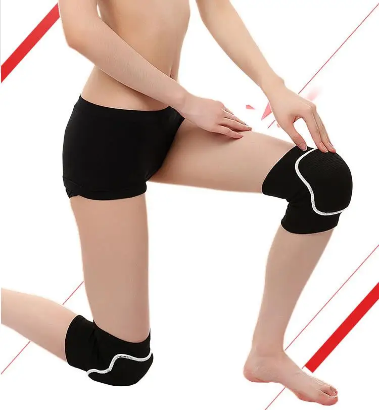 1Pairs Dancing Knee Pads for Volleyball Yoga Women Kids Men Patella Brace Support EVA Kneepad Fitness Protector Work Gear