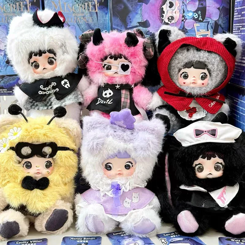 Heymi × Nommi Mischief Makers Alliance series Blind Box Figure Mystery Box Surprise Bag Pendant Collect Keychain Decor Toy Gift