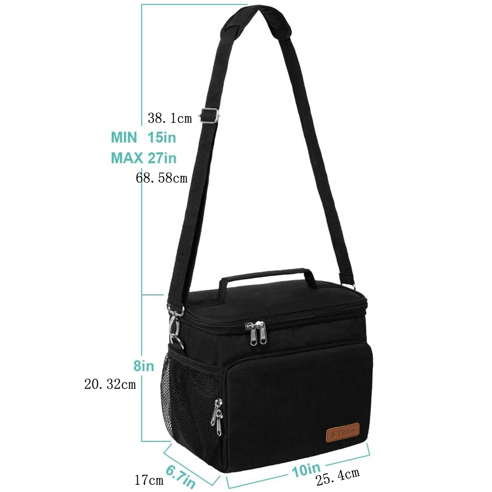 Large-capacity voltage integrated bag ice pack reusable lunch box is suitable for office work, school picnic beach.