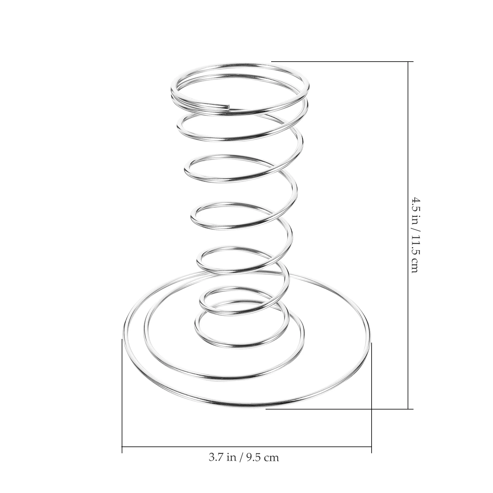 Soporte para helado, estante de almacenamiento de cono, ventana, exhibición de acero inoxidable, Metal, 4 Uds.