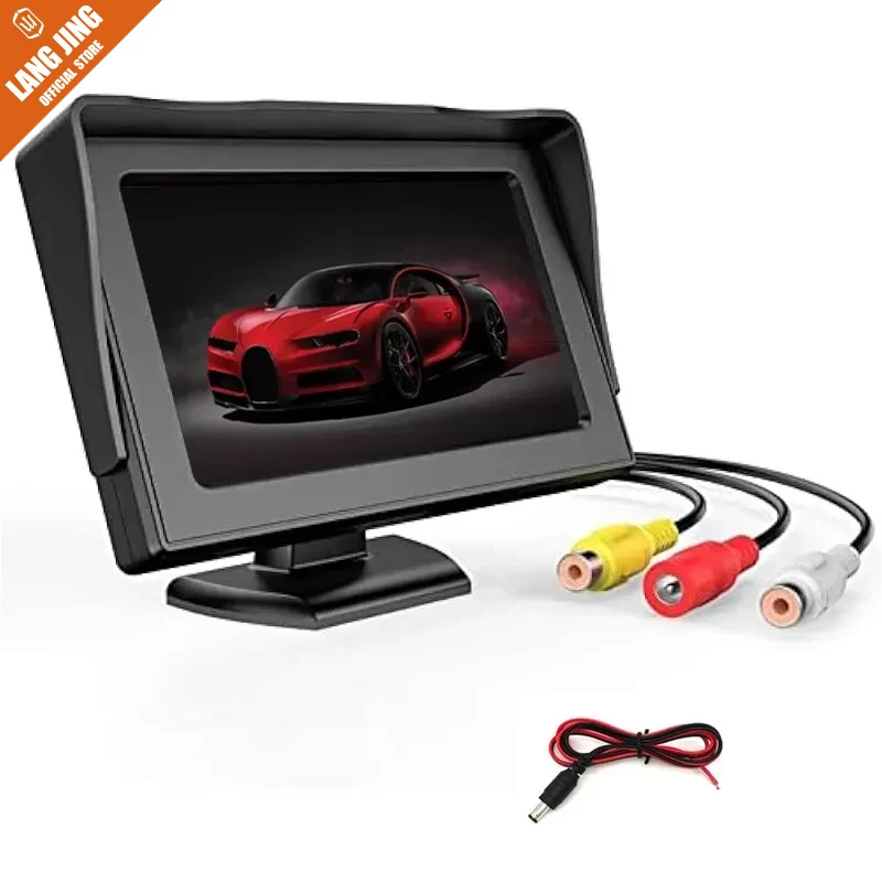 

4.3in Car Display Easy to Install High-definition Reversing Image Universal Machine Display