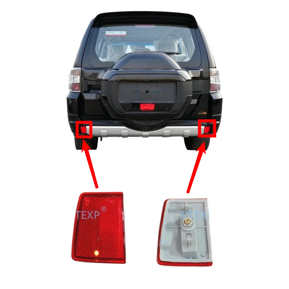 1 Piece Rear Bumper Lamp for Pajero V90 2007-2020 8355A049 Tail Lamp for Montero V80 Rear Warning for Shogun V98