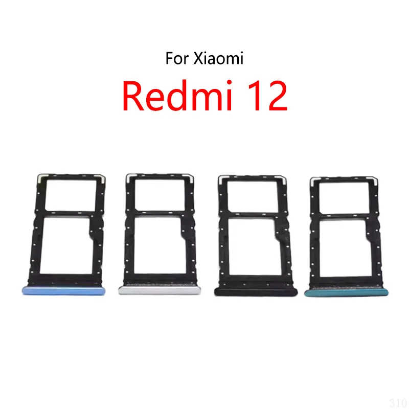 Для-xiaomi-redmi-12-слот-для-sim-карты-держатель-лотка-для-sim-карты-разъем-для-устройства-чтения-sim-карт
