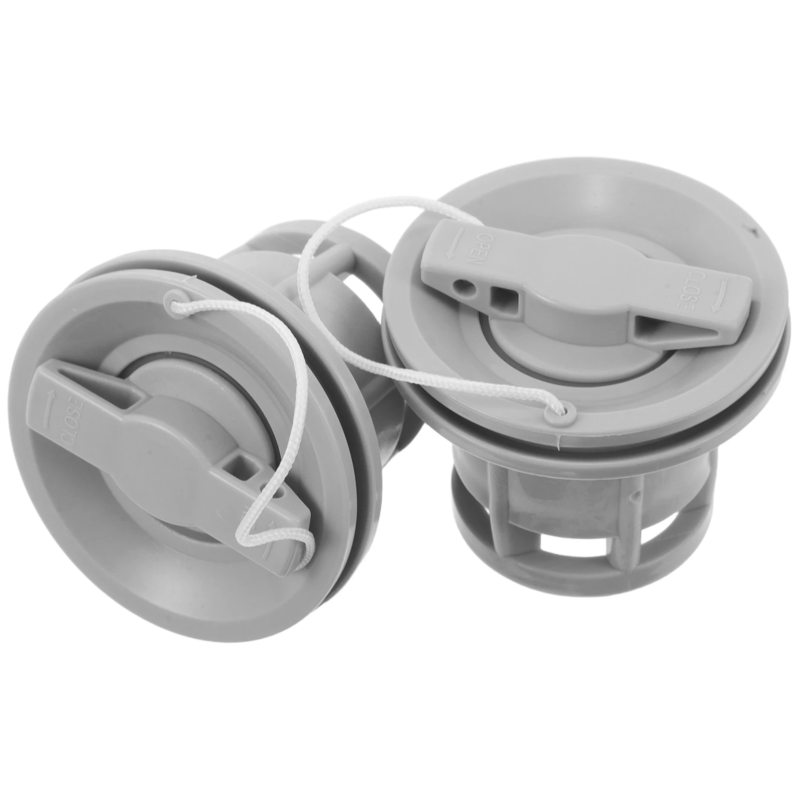 

2 Sets Inflatable Boat Replacement Plugs Paddle Board Accessories Component Canoe Air Valve Environmental Protection Pvc