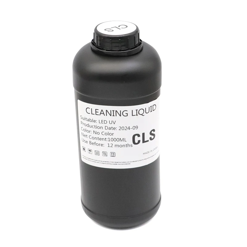 1000ML 500ml UV Ink cleaning solution For Epson TX800 XP600 DX5 DX7 i3200 L805 1390 L1800 Roland Cleaning Fluid UV ink Printhead