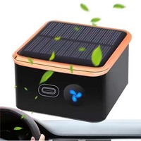 Solar Energy Powered Car Air Purifier Portable Desktop Air P Odor Eliminator For Car Interior Air Fresh Car Accessories
