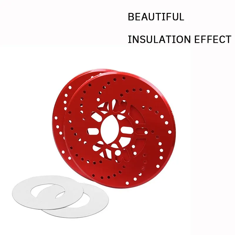 Aluminum Alloy Automobile Wheel Disc Brake Cover Automobile Modified Disc Automobile Wheel Plate Rear Drum Brake 2PCS