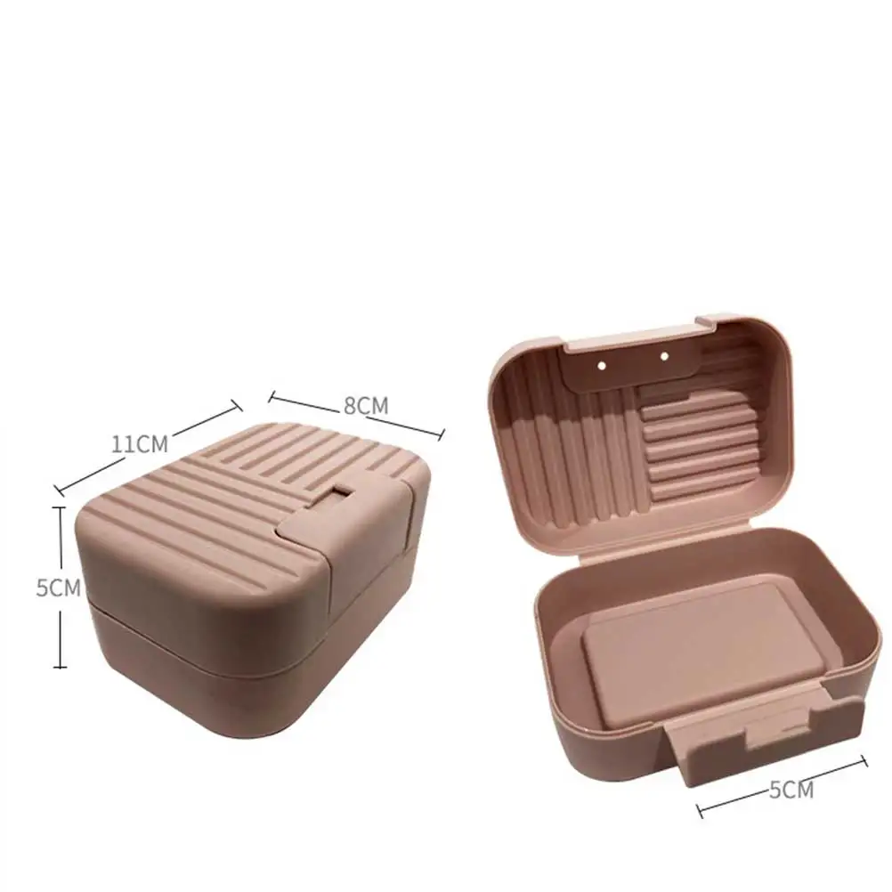 

3pcs Portable Soap Box Container Case Large Holder Dish for Travel Handmade Waterproof Sturdy Practical Soap Container