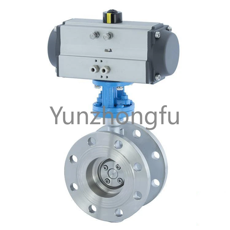 

Explosion proof cement plastic wafer powder ptfe actuator ss 1.5 8 inch ventilation pneumatic butterfly valve