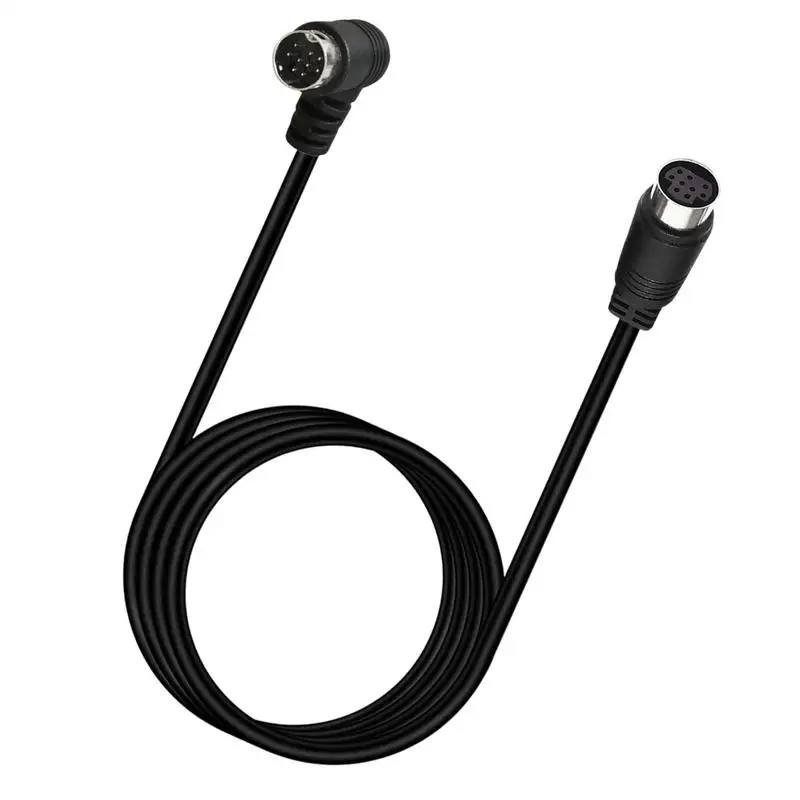 Câble vidéo DIN 70,8 pouces, adaptateur mâle à femelle, Plug And Play, transfert de connecteur de cordon DIN à 9 broches pour moniteur récepteur TV