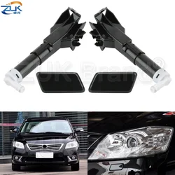ZUK 4PCS/Set Headlight Headlamp Washer Nozzle Water Sprayer Cover For TOYOTA CAMRY AURION 2009 2010 2011 Asian Model Base Color