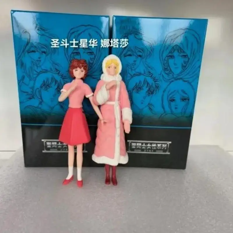 

Saint Seiya Hyoga Mother Natasha Seiya Sister Seika Фигурка Смола Модель на складе