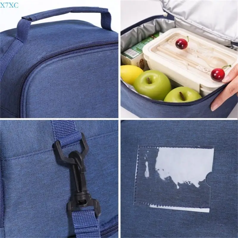 X7XC Cooling Bag Thermal Bag Large Capacity Lunch Bag Insulated Bag for Picnics Work