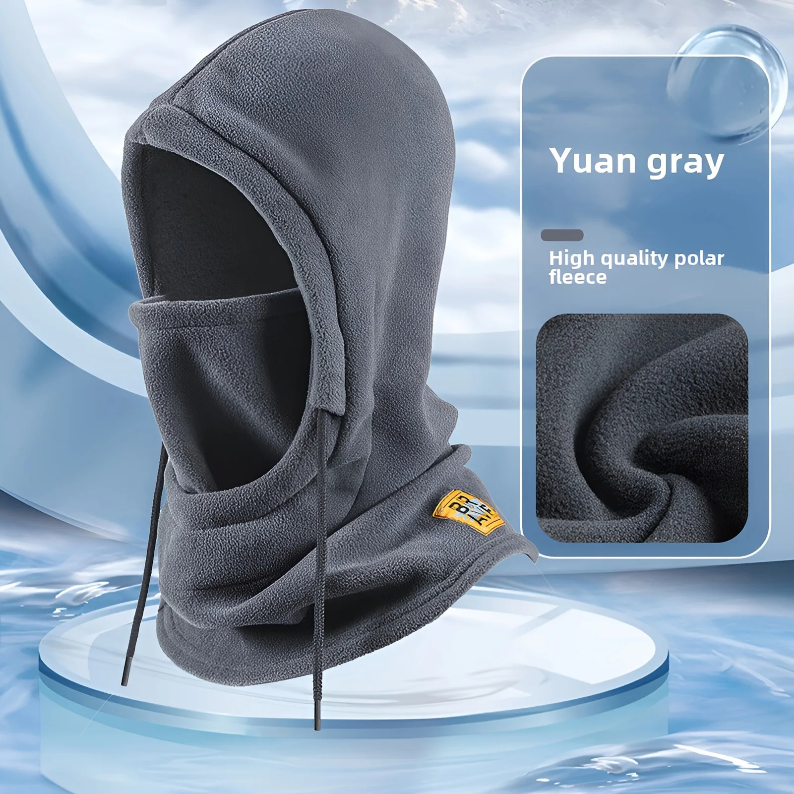 

Outdoor Warm Hat Winter Cycling Skiing Fishing Riding Windproof Velvet Hat For Men And Women Thickened Warm Polar Fleece Hat